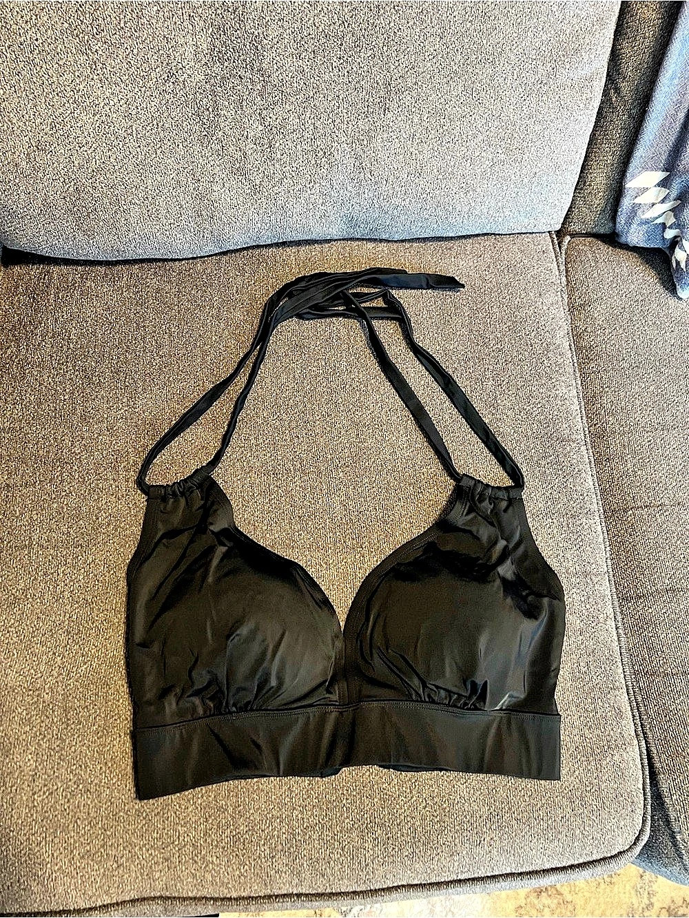 Swimsuits for All Black Bikini Top Like New